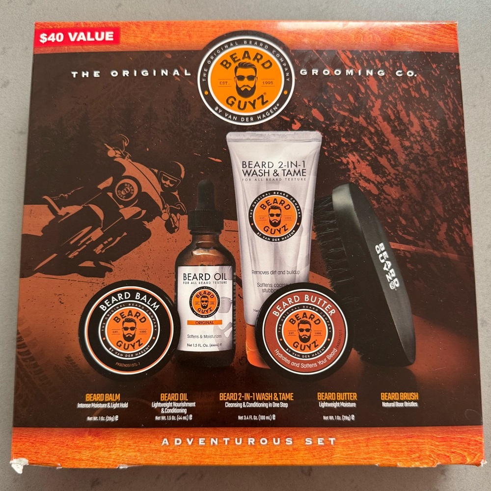 NWT Beard Guyz beard bundle beard care box